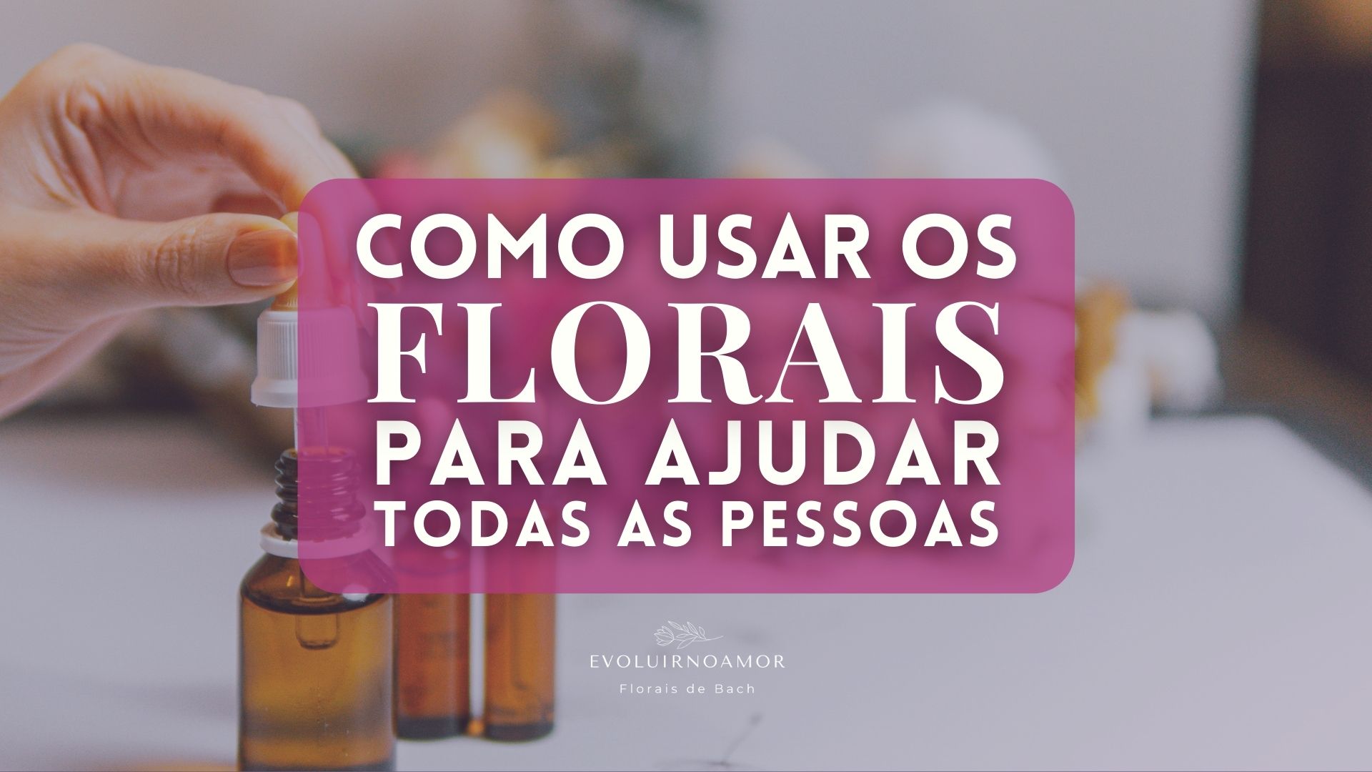 Florais de Bach para ajudar